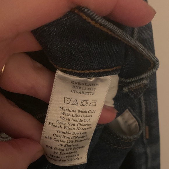 Everlane High Rise Blue Jeans - Picture 3 of 7